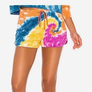 Daydreamer X Revolove Double Trouble Tie Dye Sweat Shorts